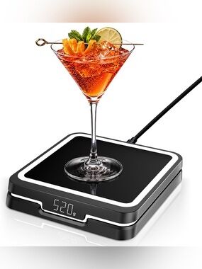 Smart Cocktail Coaster – App Guided Cocktail Maker with LED Pour Guidance